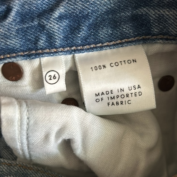 GRLFRND Karolina High Rise Skinny Distressed Jeans Butt Rip Little More Love 26 - Picture 9 of 10